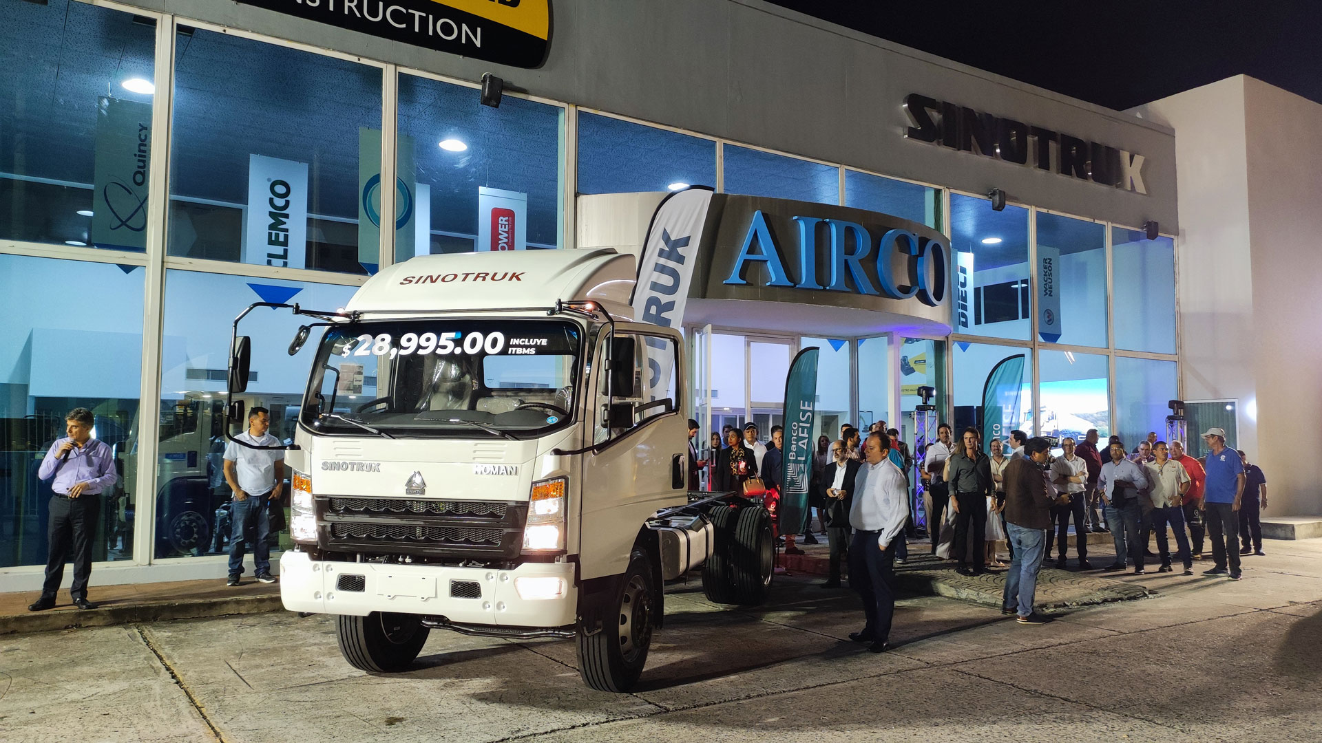 Lanzamiento de Camiones Sinotruk AIRCO Panamá